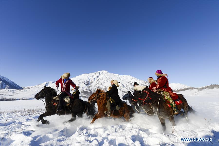 CHINA-XINJIANG-KANAS-WINTER-TOURISM (CN)