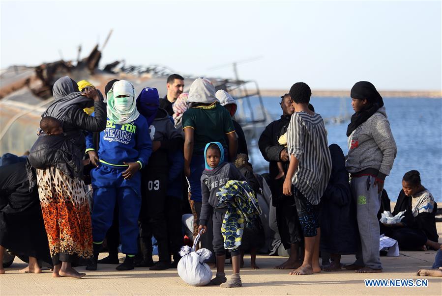 LIBYA-TRIPOLI-IMMIGRANTS-RESCUE