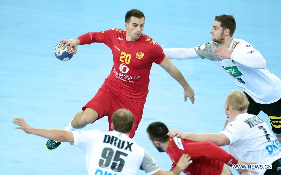 (SP)CROATIA-ZAGREB-HANDBALL-EHF EURO 2018-GER VS MNE