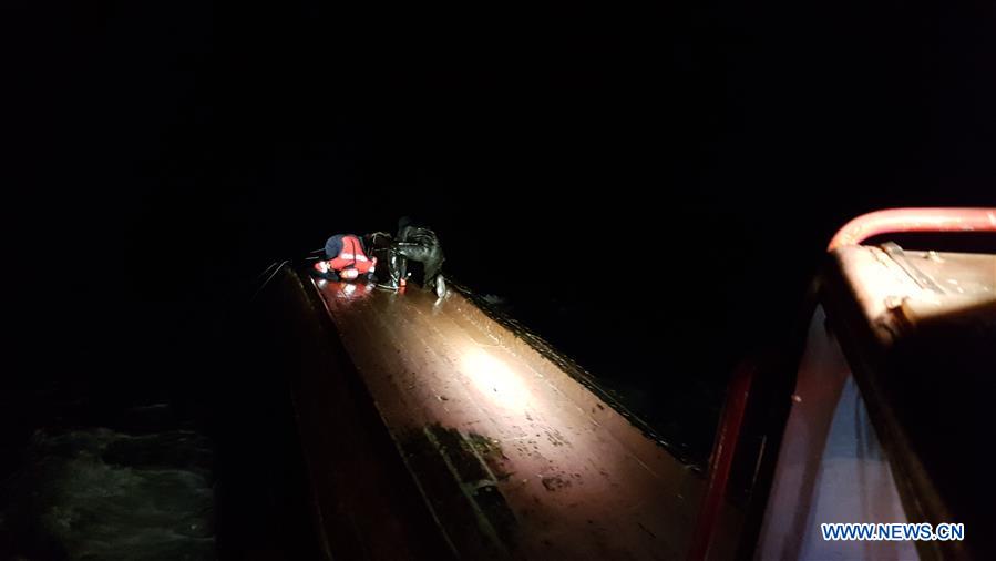 SOUTH KOREA-FISHING BOAT-CAPSIZED