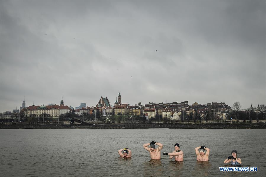 POLAND-WARSAW-WINTER SWIM