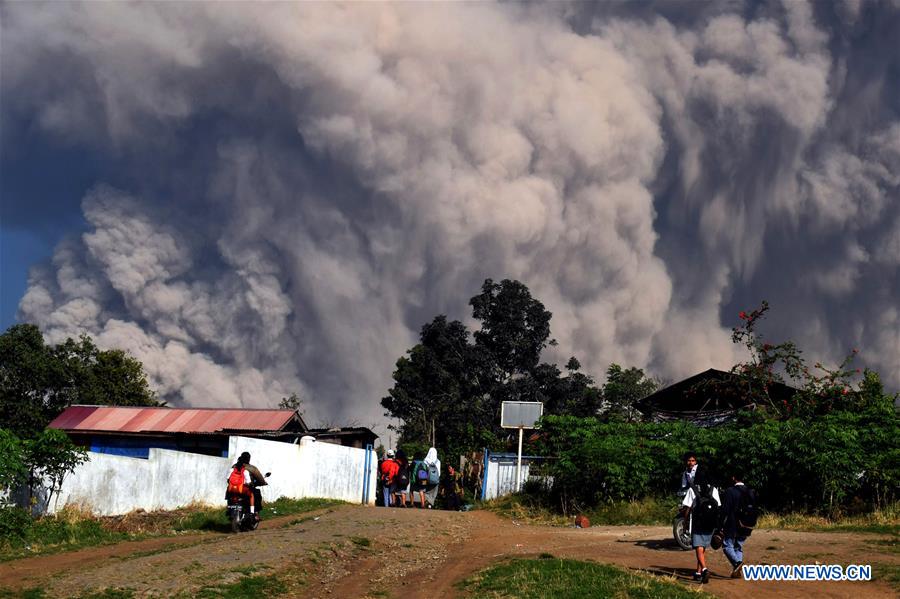 INDONESIA-NORTH SUMATERA-MOUNT SINABUNG ERUPTION-AFTERMATH