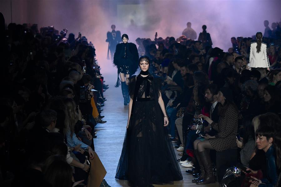 FRANCE-PARIS-FASHION WEEK-ELIE SAAB