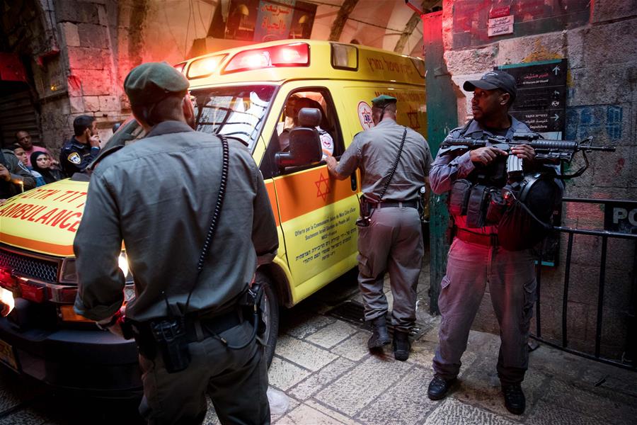 MIDEAST-JERUSALEM-OLD CITY-STABBING