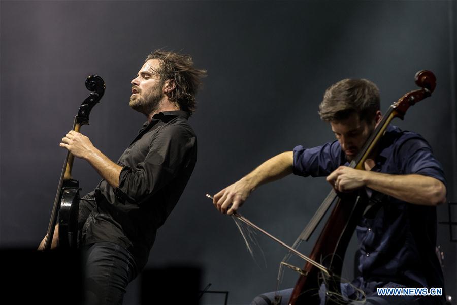 CROATIA-ZAGREB-CONCERT-2CELLOS