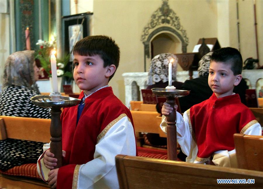 SYRIA-DAMASCUS-EASTER-CELEBRATION