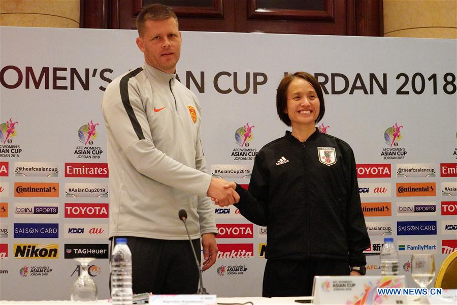 (SP)JORDAN-AMMAN-FOOTBALL-WOMEN'S ASIAN CUP-PRESS CONFERENCE