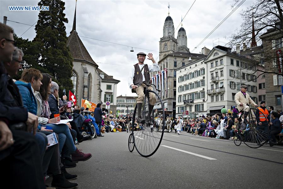 SWITZERLAND-ZURICH-SECHSELAUTEN-SPRING FESTIVAL