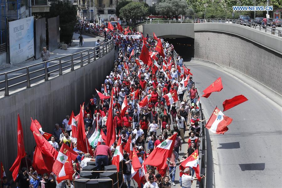 LEBANON-BEIRUT-INT'L WORKERS' DAY-MARCH