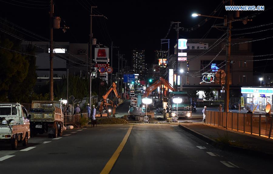 JAPAN-OSAKA-EARTHQUAKE