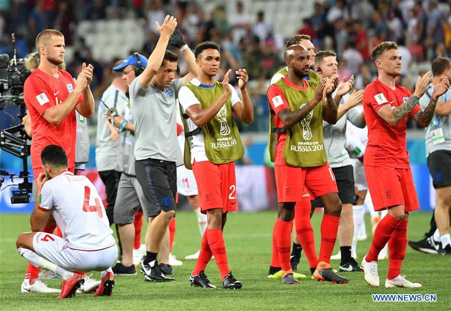 (SP)RUSSIA-VOLGOGRAD-2018 WORLD CUP-GROUP G-TUNISIA VS ENGLAND