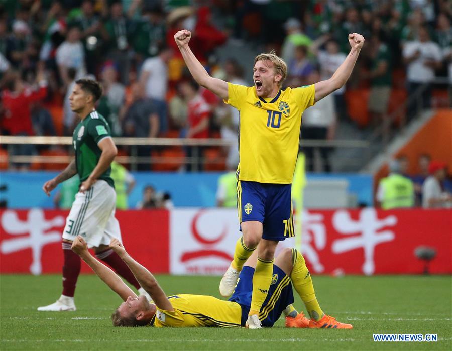 (SP)RUSSIA-YEKATERINBURG-2018 WORLD CUP-GROUP F-MEXICO VS SWEDEN