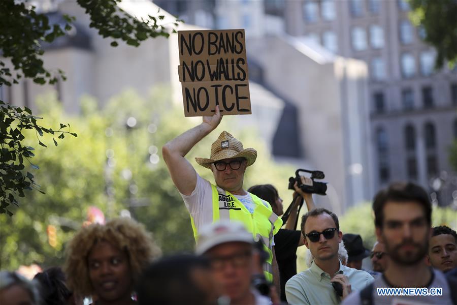 U.S.-NEW YORK-ANTI DEPORTATION PROTEST