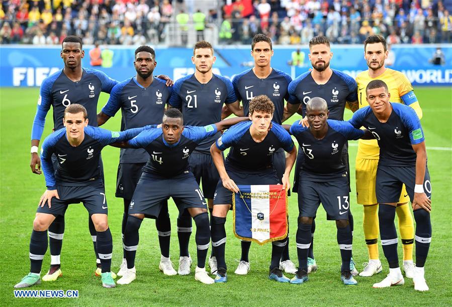 (SP)RUSSIA-SAINT PETERSBURG-2018 WORLD CUP-SEMIFINAL-FRANCE VS BELGIUM