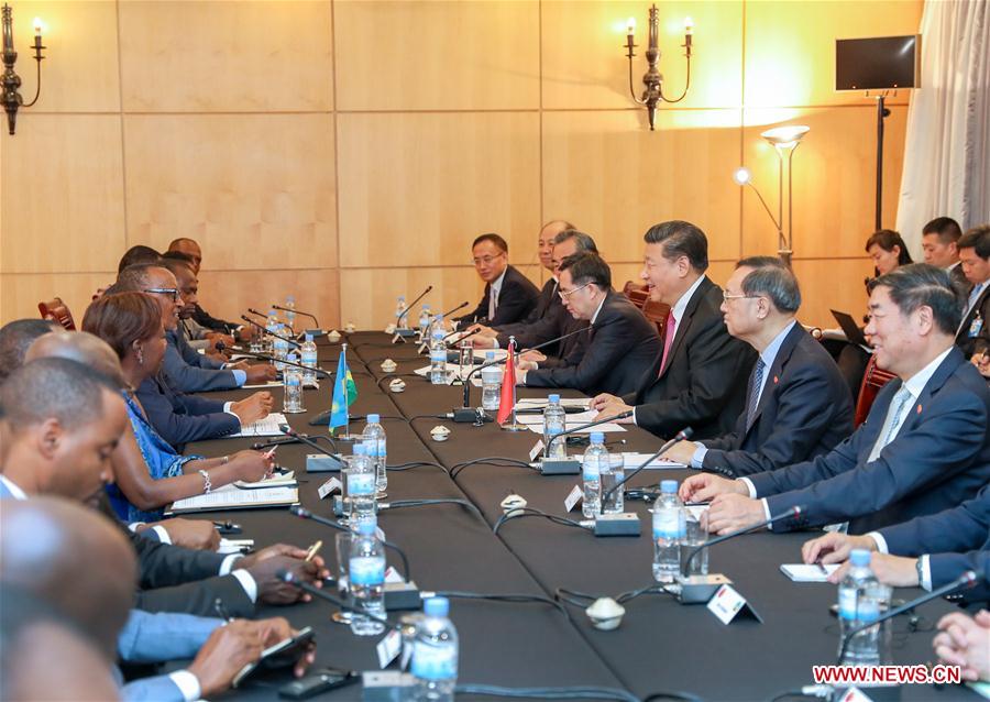 RWANDA-CHINA-XI JINPING-KAGAME-TALKS