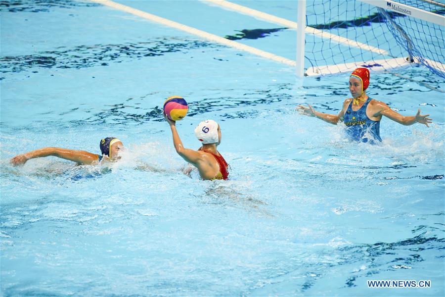 (SP)INDONESIA-JAKARTA-ASIAN GAMES-WATER POLO-CHINA VS KAZAKHSTAN