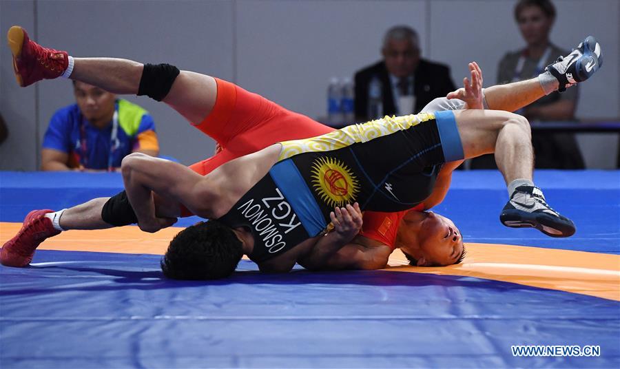 (SP)INDONESIA-JAKARTA-ASIAN GAMES-WRESTLING