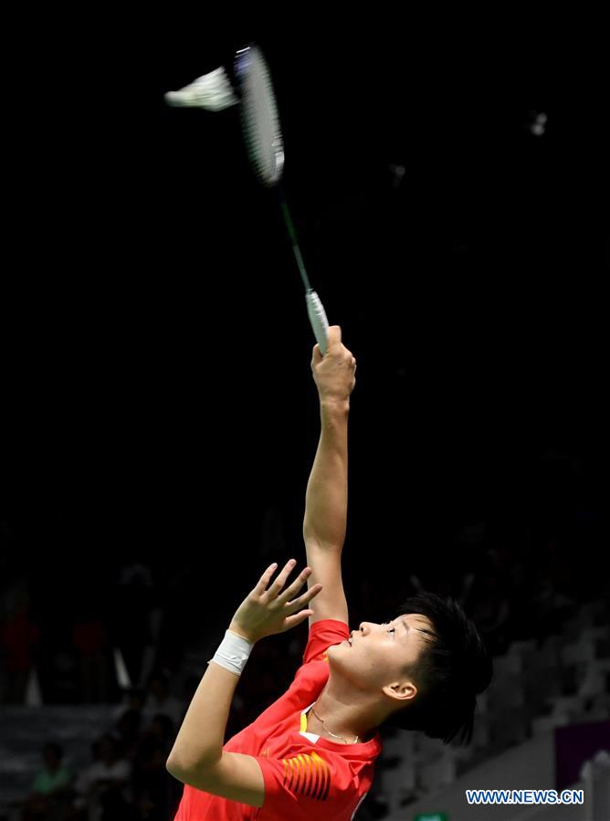 (SP)INDONESIA-JAKARTA-ASIAN GAMES-BADMINTON-WOMEN'S TEAM FINAL