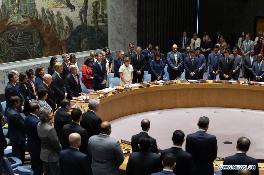 UN-SECURITY COUNCIL-KOFI ANNAN-MINUTE OF SILENCE