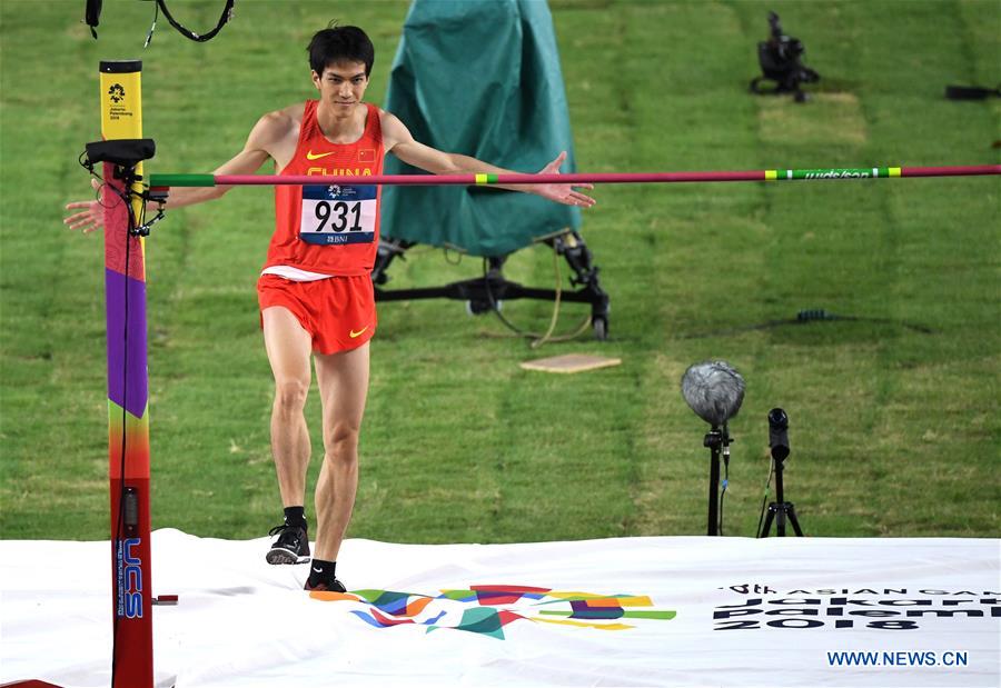 (SP)INDONESIA-JAKARTA-ASIAN GAMES-ATHLETICS-MEN'S HIGH JUMP