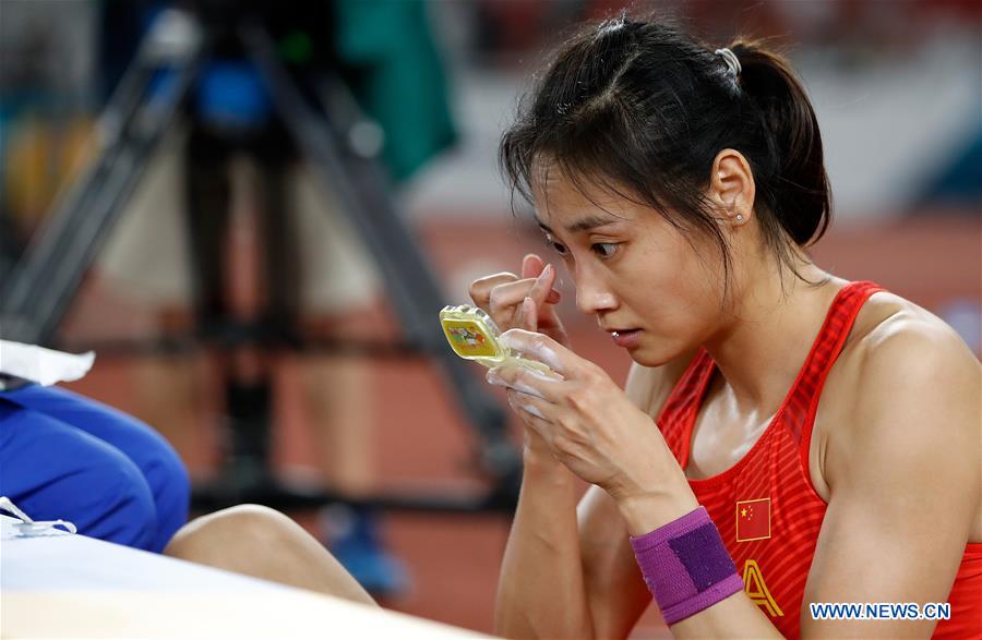 (SP)INDONESIA-JAKARTA-ASIAN GAMES-ATHLETICS-WOMEN'S POLE VAULT