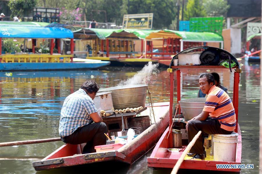 MEXICO-MEXICO CITY-XOCHIMILCO-TRAJINERAS