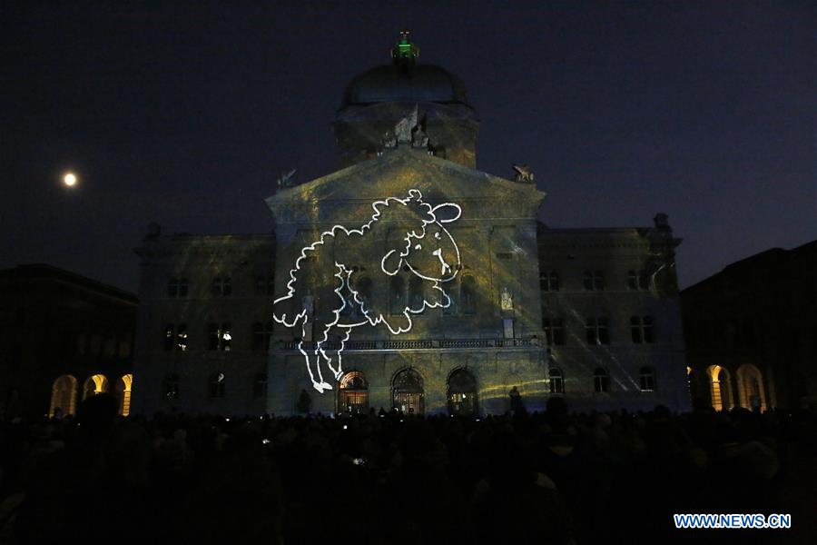 SWITZERLAND-BERN-LIGHT SHOW