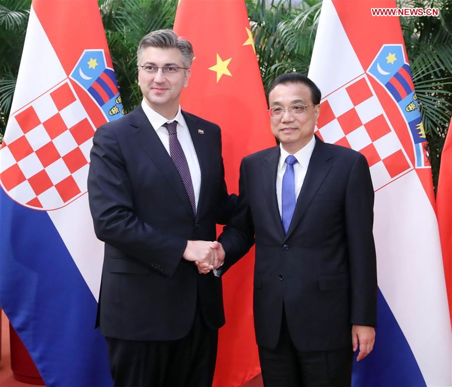 CHINA-BEIJING-LI KEQIANG-CROATIAN PM-MEETING (CN)