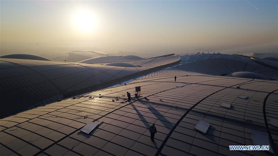 CHINA-BEIJING-NEW AIRPORT-FACADE(CN)