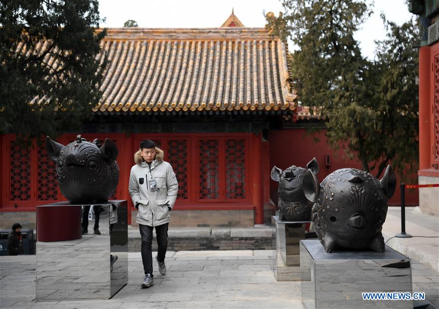 (InPalaceMuseum) CHINA-BEIJING-PALACE MUSEUM-HAN MEILIN CHINESE ZODIAC ART EXHIBITION-OPEN (CN)