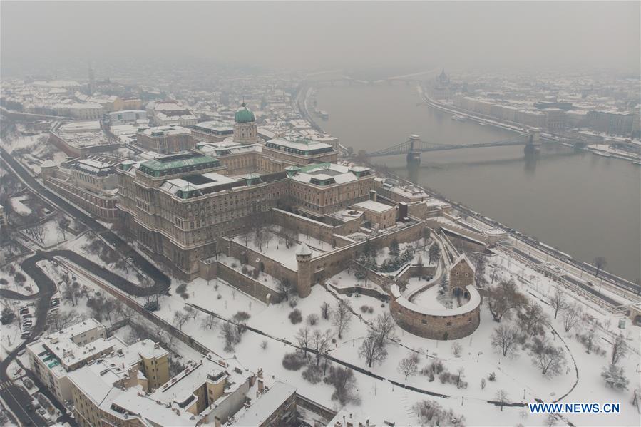 HUNGARY-BUDAPEST-SNOW