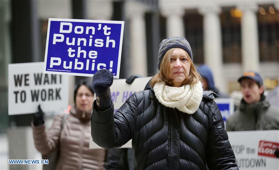 U.S.-CHICAGO-PARTIAL GOVERNMENT SHUTDOWN-PROTEST