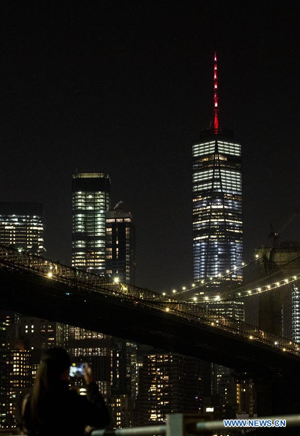 U.S.-NEW YORK-CHINESE NEW YEAR-LIGHTING