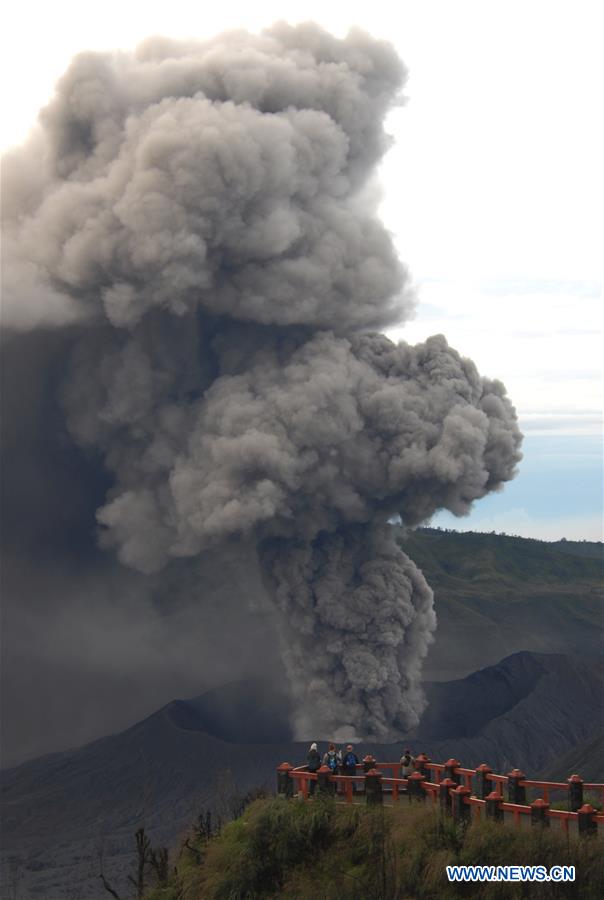 INDONESIA-MOUNT BROMO-ERUPTION