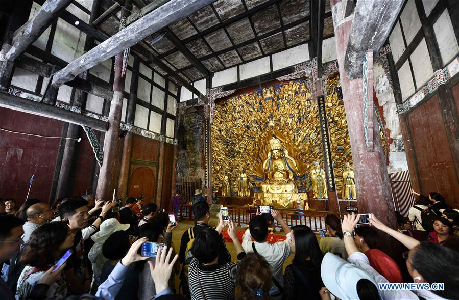 CHINA-CHONGQING-DAZU ROCK CARVING-TOURISM (CN)