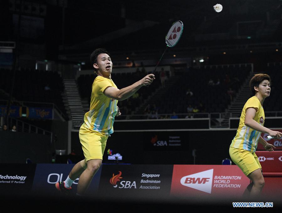 (SP)SINGAPORE-BADMINTON-SINGAPORE OPEN-SEMIFINAL