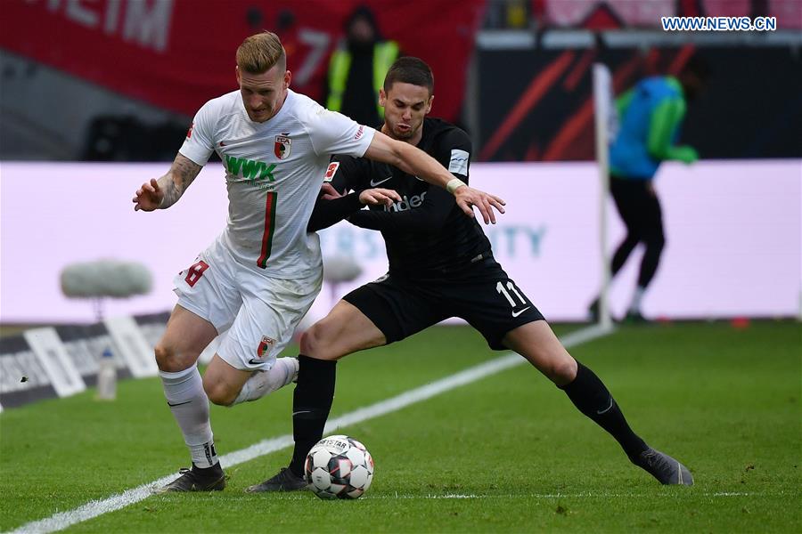 (SP)GERMANY-FRANKFURT-SOCCER-BUNDESLIGA-FRANKFURT VS AUGSBURG