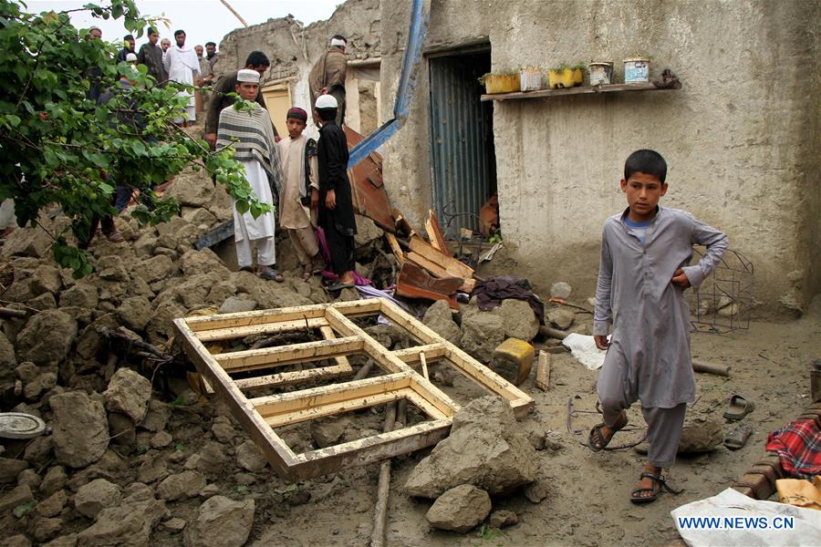 AFGHANISTAN-NANGARHAR-HOUSE-COLLAPSE