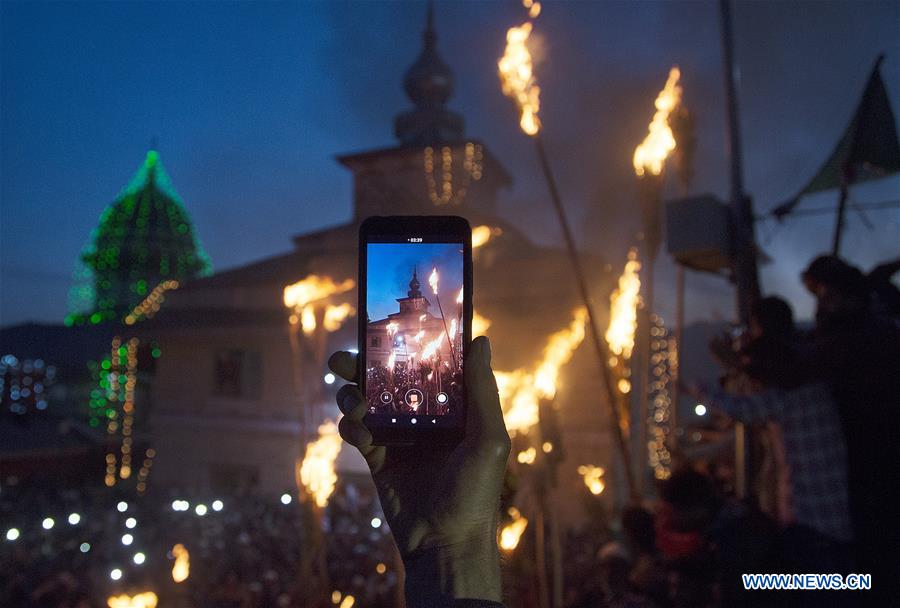 KASHMIR-SRINAGAR-TORCH LIGHT FESTIVAL