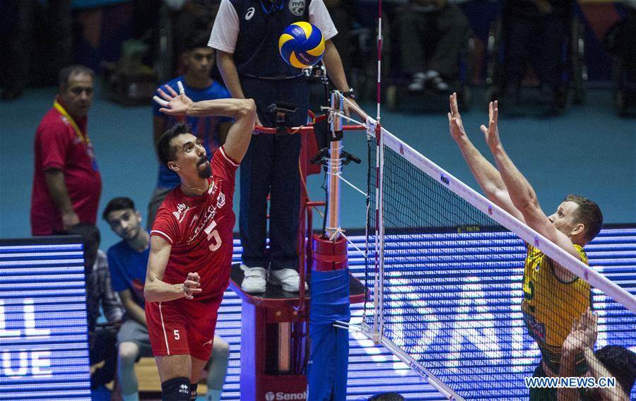 (SP)IRAN-ARDABIL-FIVB VOLLEYBALL LEAGUE-IRAN VS AUSTRALIA