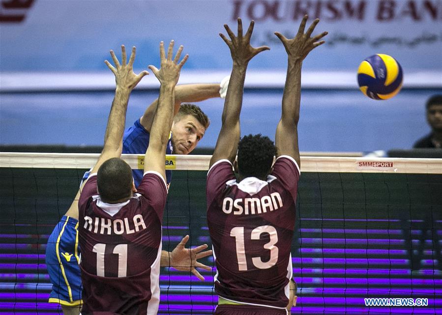 (SP) IRAN-TEHRAN-ASIAN VOLLEYBALL CHAMPIONSHIP-QATAR VS KAZAKHSTAN