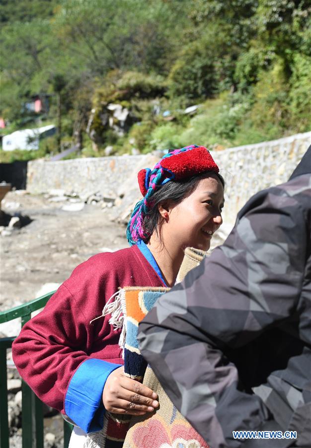 CHINA-TIBET-SHANNAN-MONBA ETHNIC GROUP-NEW DWELLINGS (CN)