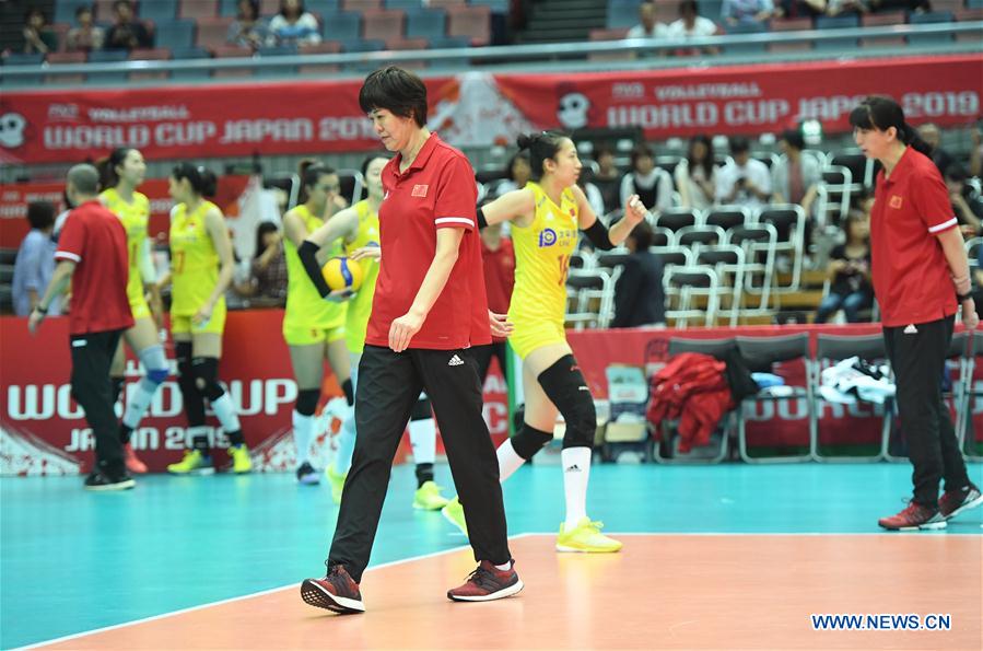 (SP)JAPAN-OSAKA-VOLLEYBALL-WOMEN'S WORLD CUP-CHN VS SRB