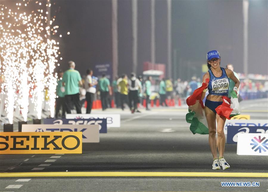 (SP)QATAR-DOHA-IAAF WORLD ATHLETICS CHAMPIONSHIPS-WOMEN'S 50KM RACE WALK 