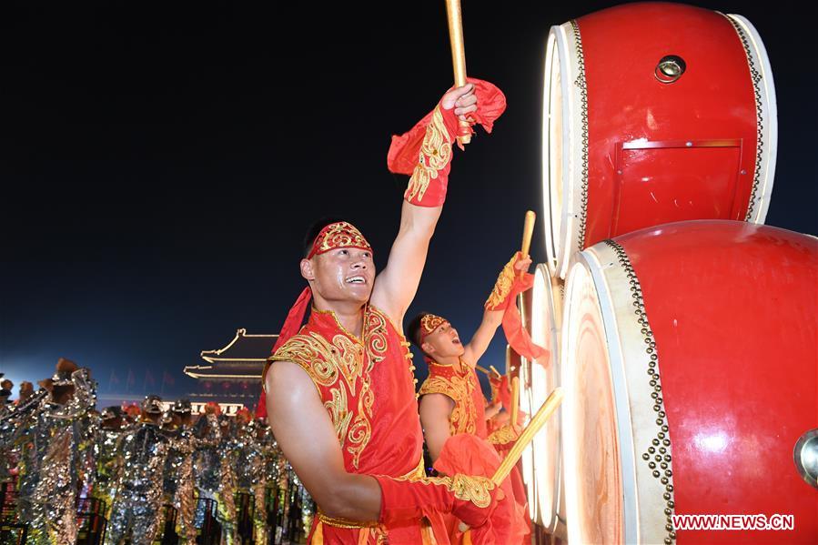 (PRC70Years)CHINA-BEIJING-NATIONAL DAY-CELEBRATIONS-EVENING GALA (CN)