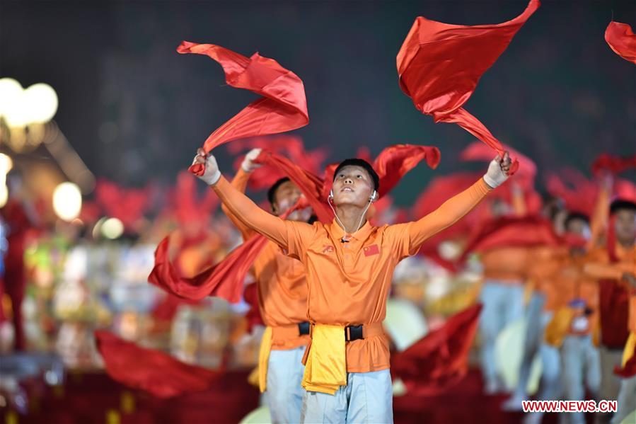 (PRC70Years)CHINA-BEIJING-NATIONAL DAY-CELEBRATIONS-EVENING GALA (CN)