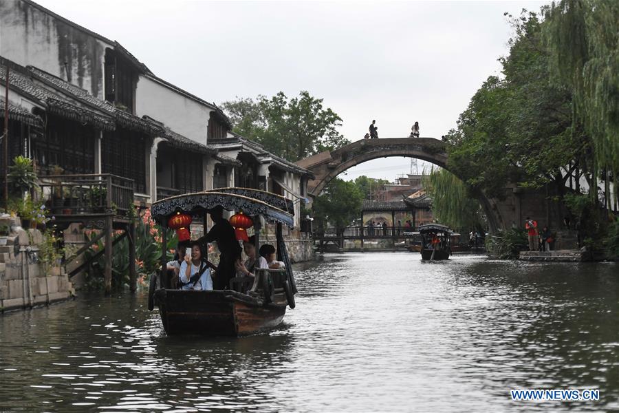 CHINA-ZHEJIANG-HUZHOU-ANCIENT TOWN (CN)