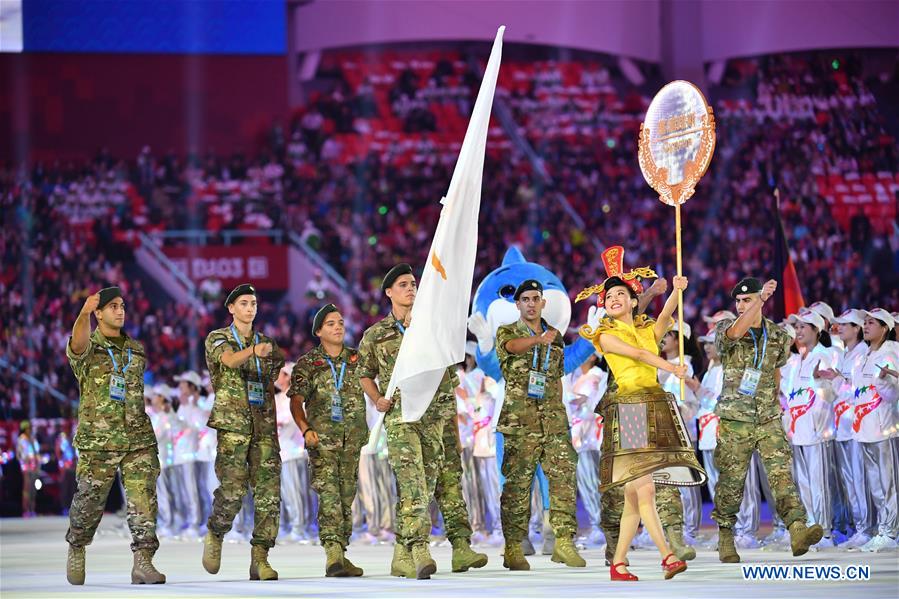 (SP)CHINA-WUHAN-7TH MILITARY WORLD GAMES-OPENING CEREMONY