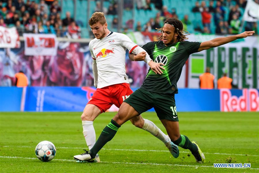 (SP)GERMANY-LEIPZIG-SOCCER-BUNDESLIGA-LAIPZIG VS WOLFSBURG