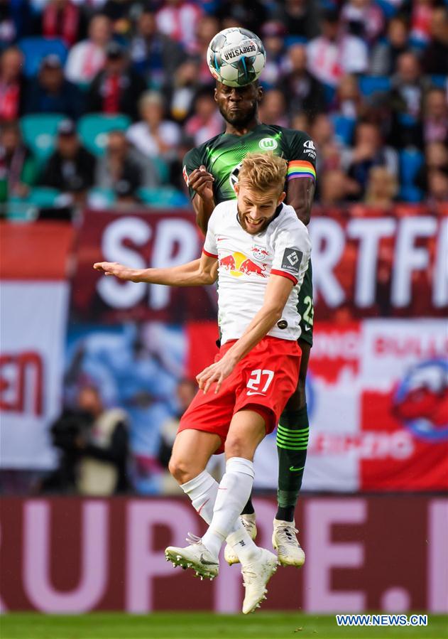 (SP)GERMANY-LEIPZIG-SOCCER-BUNDESLIGA-LAIPZIG VS WOLFSBURG